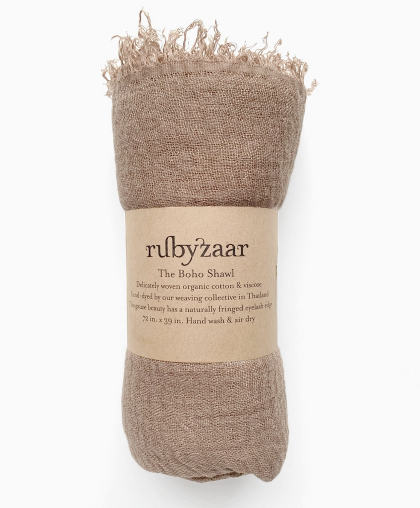 Rubyzaar Boho Organic Shawl