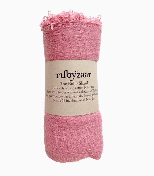 Rubyzaar Boho Organic Shawl