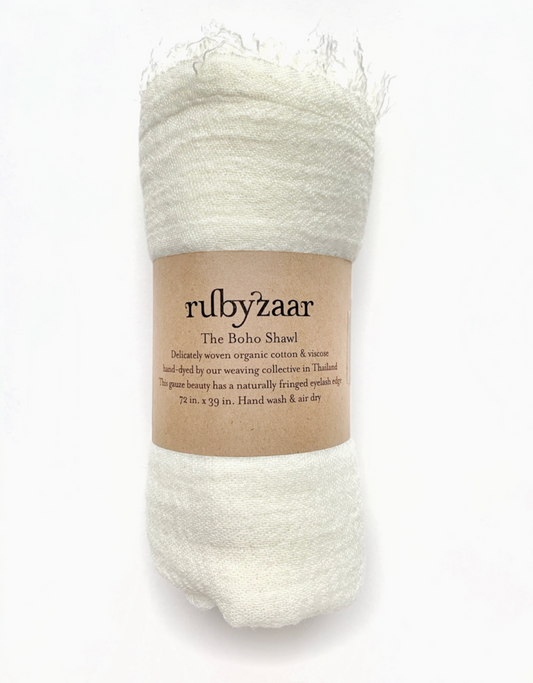 Rubyzaar Boho Organic Shawl