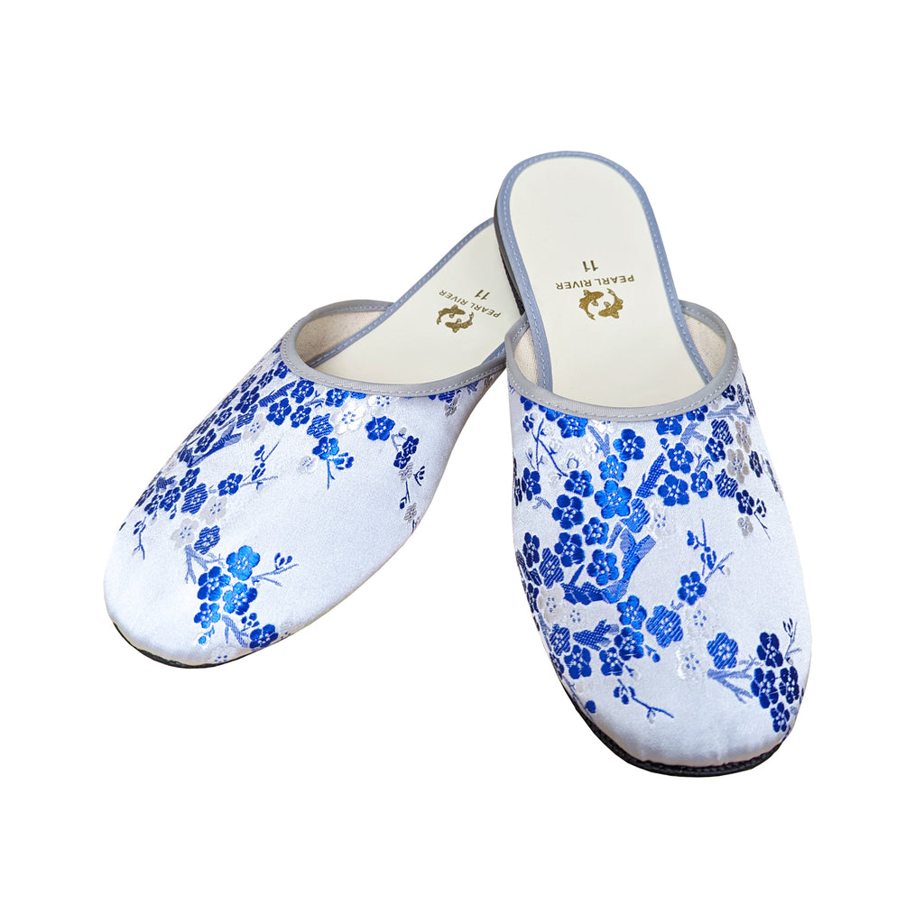 Plum Blossom Rayon Brocade Slipper (Various Colors)