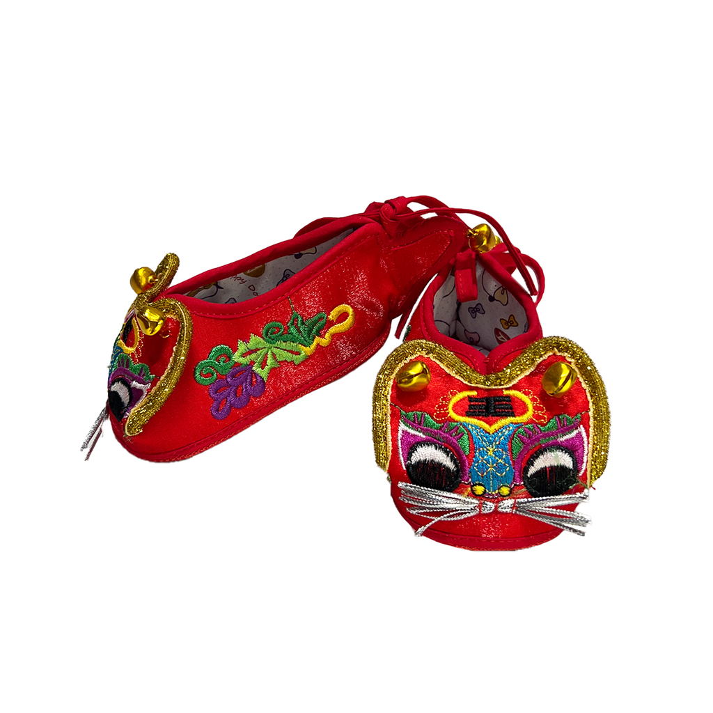 Embroidered Tiger Shoes for Babies