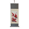 Wall scroll red blossoms