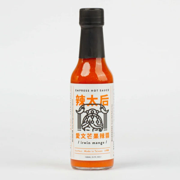 Yun Hai Empress Irwin Mango Hot Sauce - front of bottle