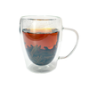 Clear mug of Yunnan Gold Tip Loose Leaf Tea