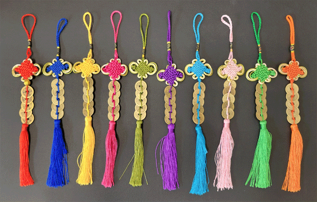 Coins Ornament with Tassel (5 Coins)