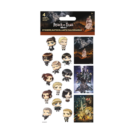 Attack on Titans stickers pack