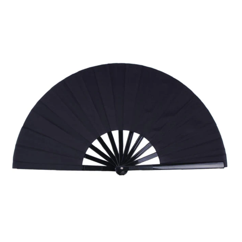 Solid Color Nylon Fabric Fan - Assorted Colors
