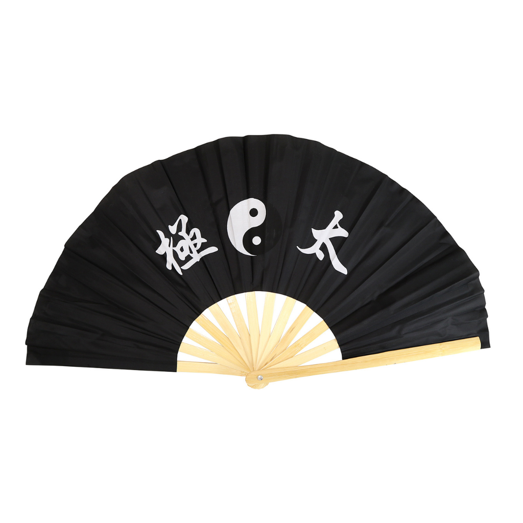 Yin Yang Tai Chi Fabric and Bamboo Fan