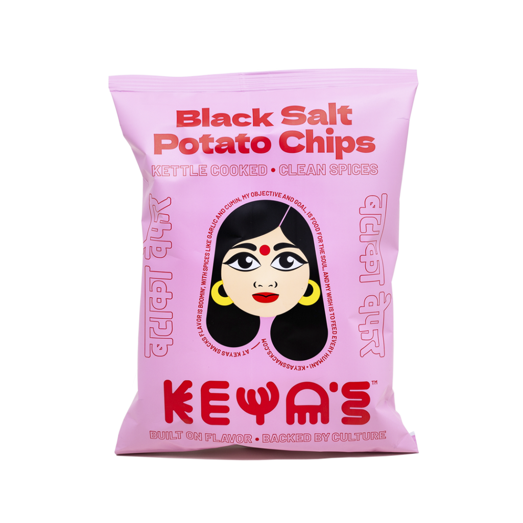 Keya's Black Salt Potato Chips