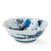 Blue and white noodle bowl