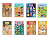 Set of 'Boo-Boo Buddies' sticker books with various designs on a white background.