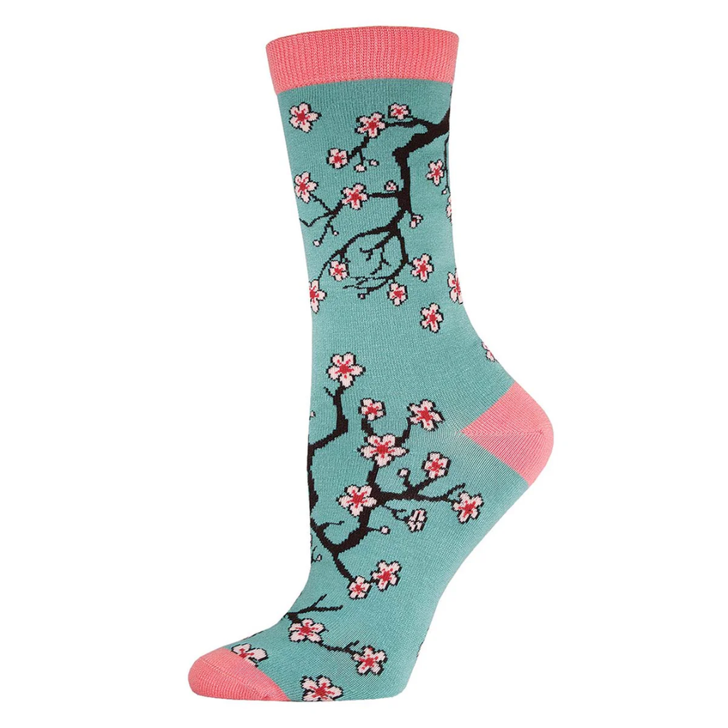 Cherry Blossoms Novelty Socks