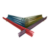 Side view of basket made of colorful upcycled chopsticks