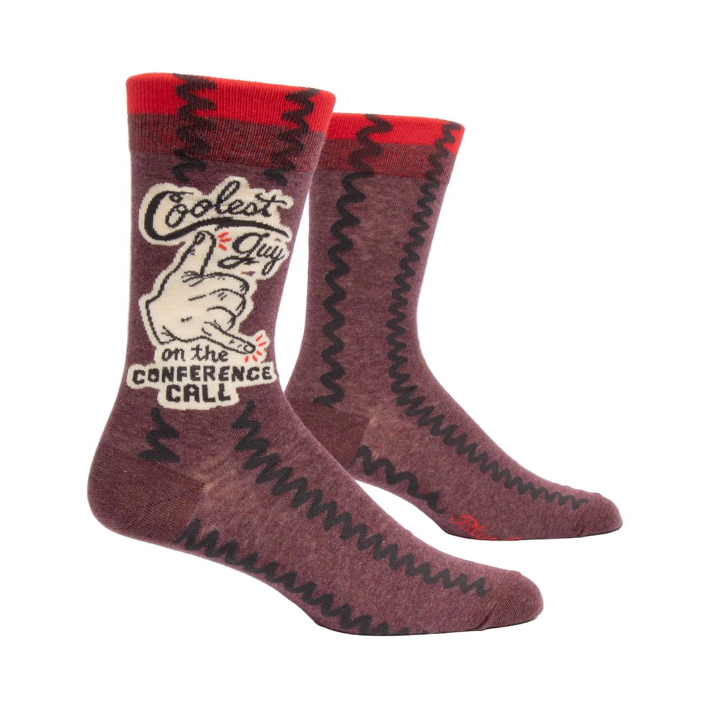 Coolest Guy On The Conference Call Novelty Socks
