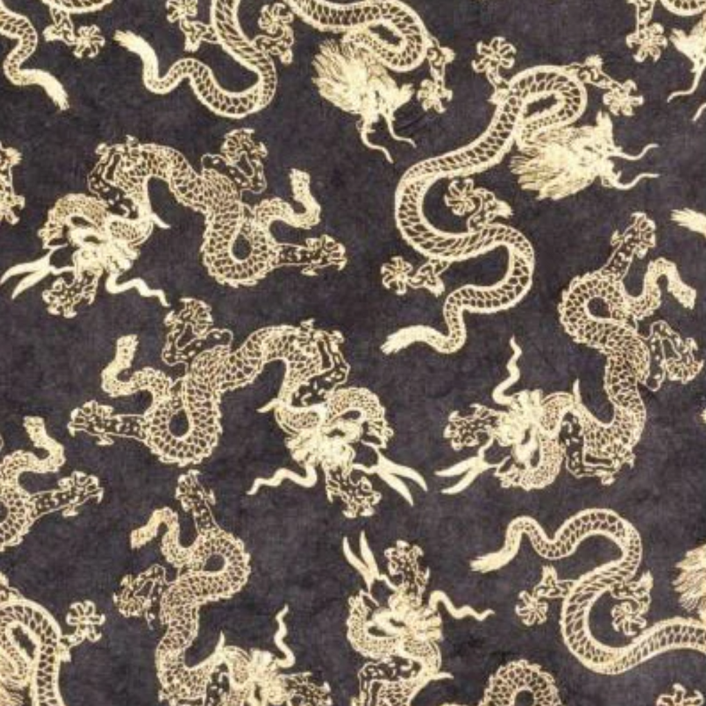 Handmade Nepal Silkscreen Paper - Dragon (Various Colors)