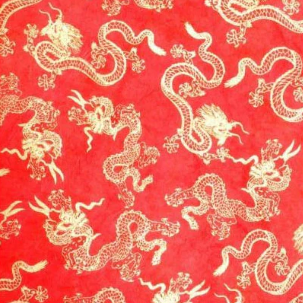 Handmade Nepal Silkscreen Paper - Dragon (Various Colors)