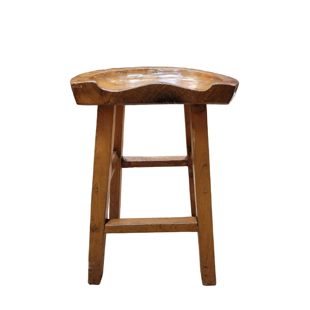 Natural Teak Bar Stool