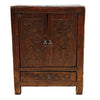 Rustic Hand Card 2 Door 1 Drawer Cabinet