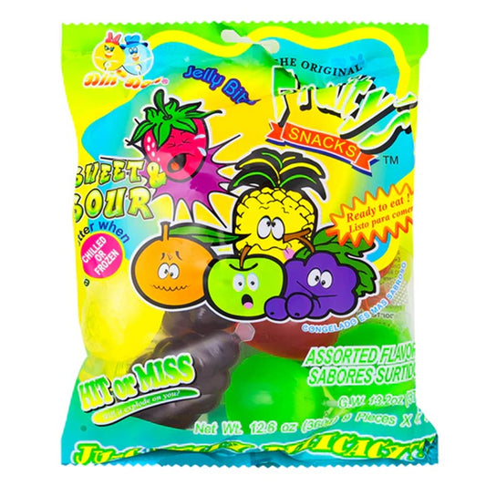 Din Don Fruity's Ju-C Sweet & Sour Jelly Bites