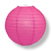 Pink paper lantern on a white background