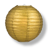 Gold paper lantern on a white background