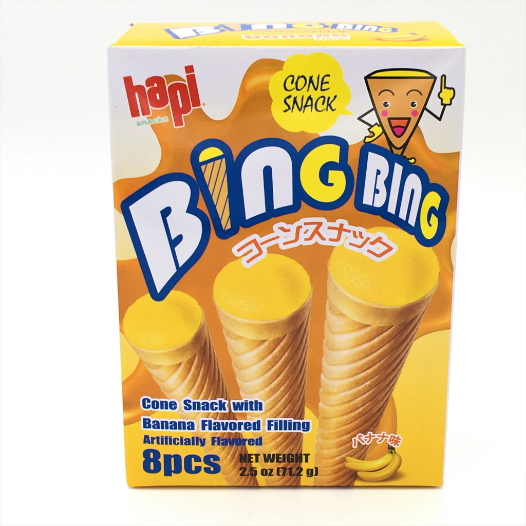 Hapi Bing Bing Cone Snack-Banana