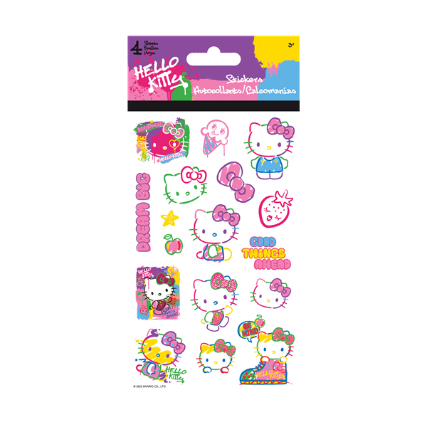 Hello Kitty pop art stickers