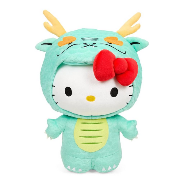13" tall Hello Kitty Plush dressed in dragon outfit.