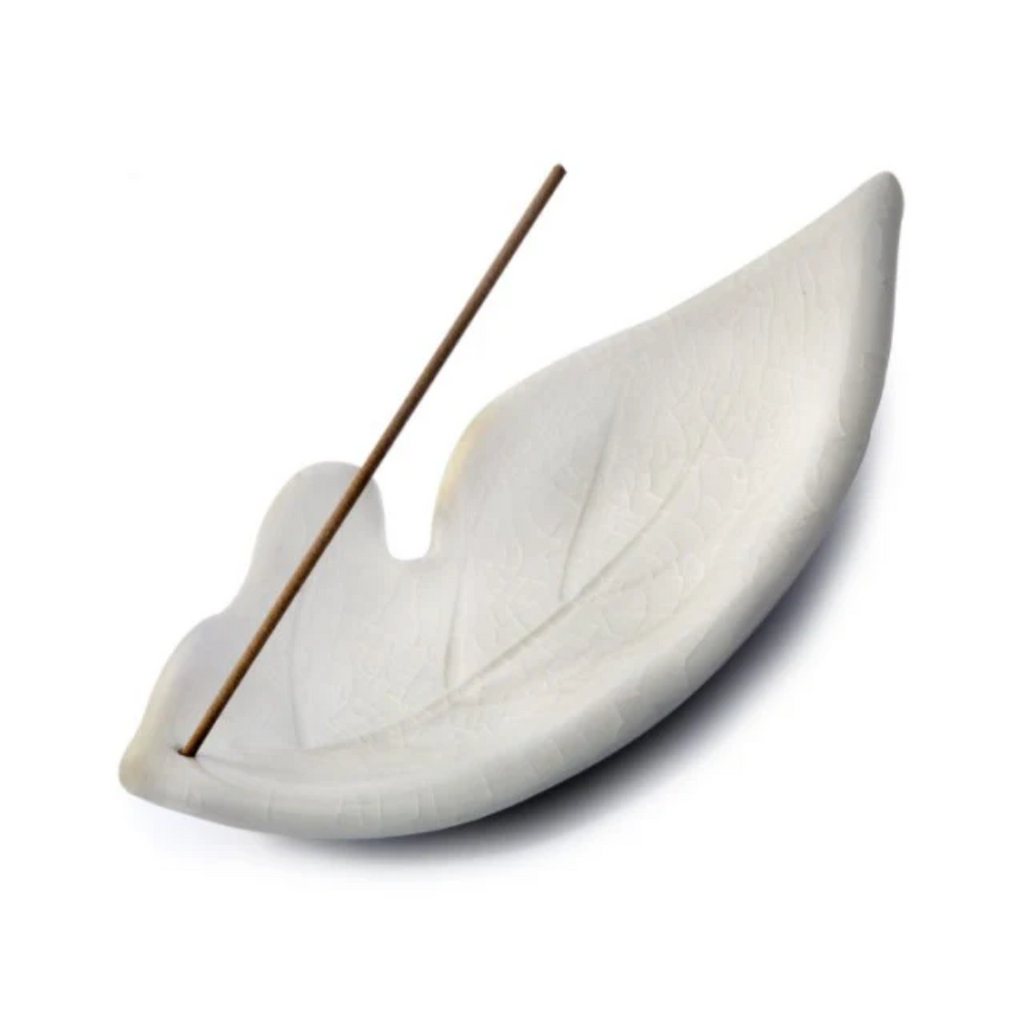 Ivory - Leaf-shaped Holder