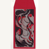 Red envelope with horse design