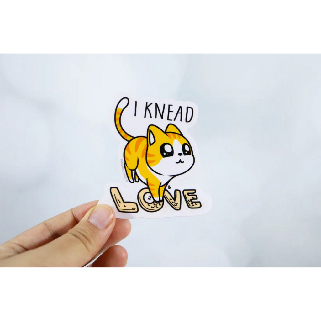 Knead Love Cat Sticker