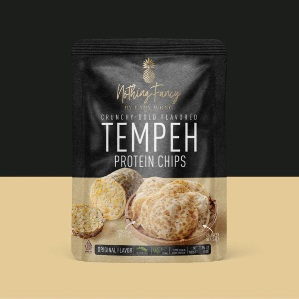 Nothing Fancy Tempeh Protein Chips Salt and Pepper By Lady Wong