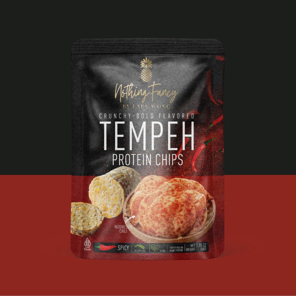 Nothing Fancy Tempeh Protein Chips Spicy By Lady Wong