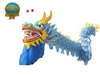 Large blue decorative dragon