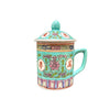 Longevity Design Mug with Lid turquoise