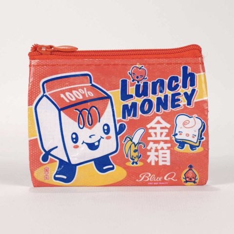 Nylon Coin Purse: Lunch Money
