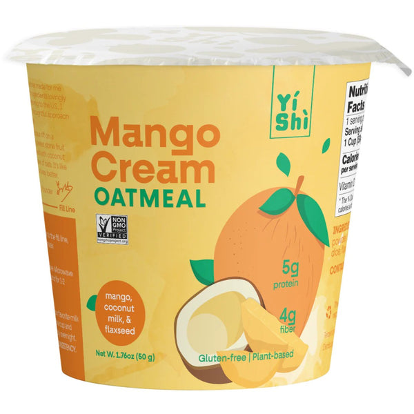 Mango Cream oatmeal cup