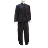 Black martial arts uniform on a white background