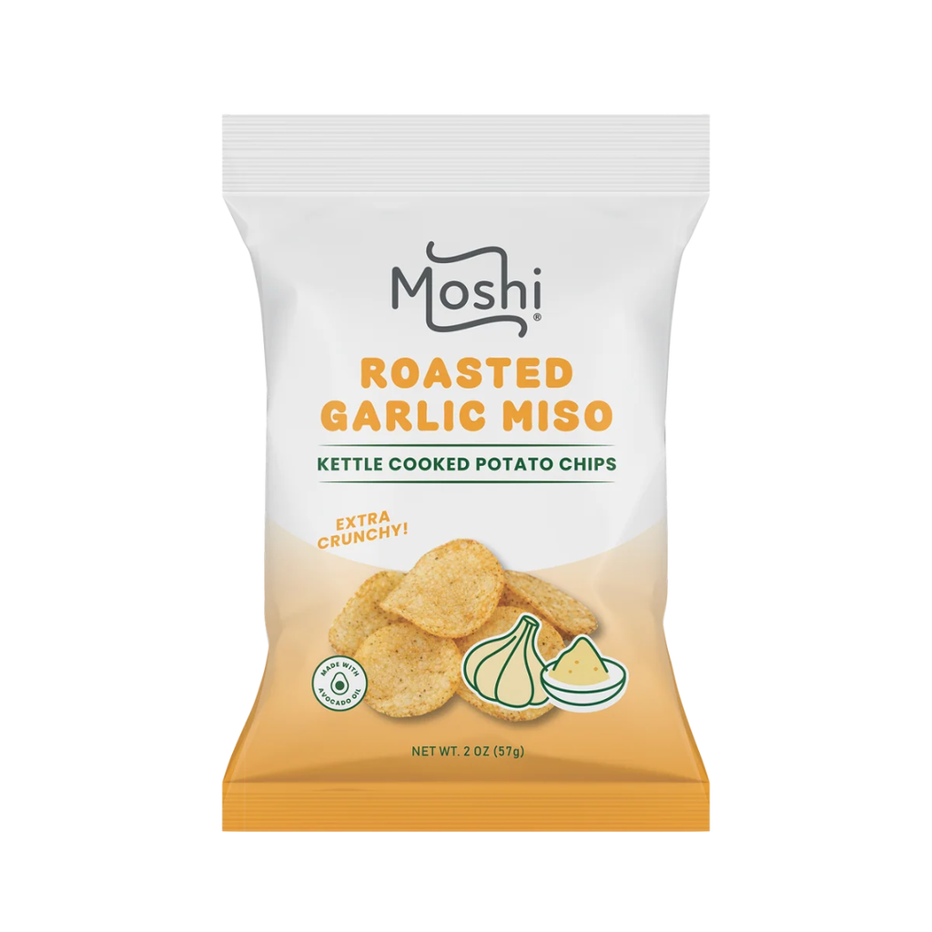 Moshi - Roasted Garlic Miso Kettle Chips