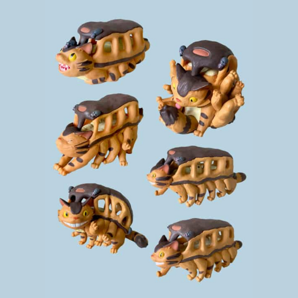 Cat bus figurine- 6 variations