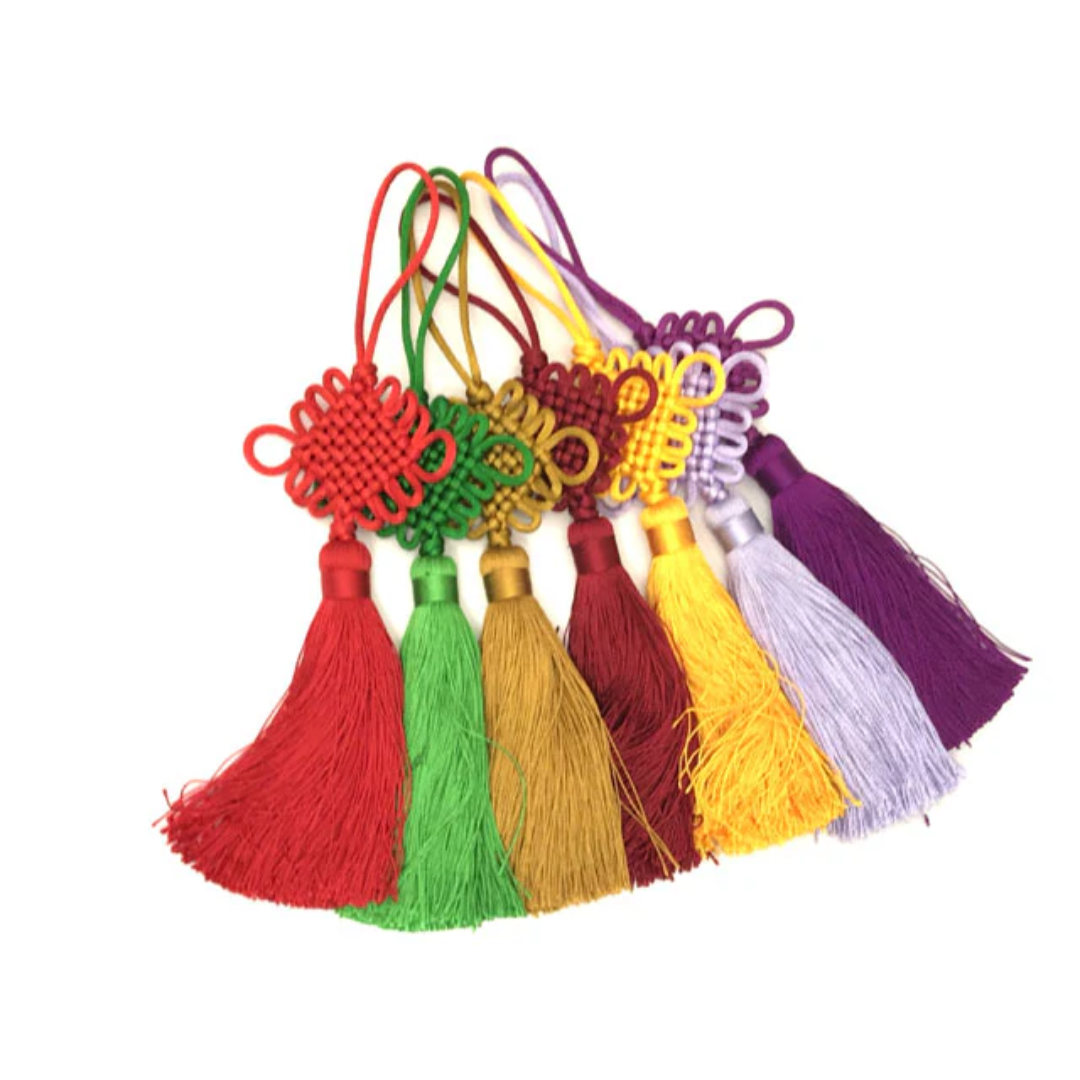 asian fishing pole tassel Chinese Diamond Knot Tassel – Pearl River Mart