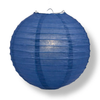 Blue paper lantern on a white background