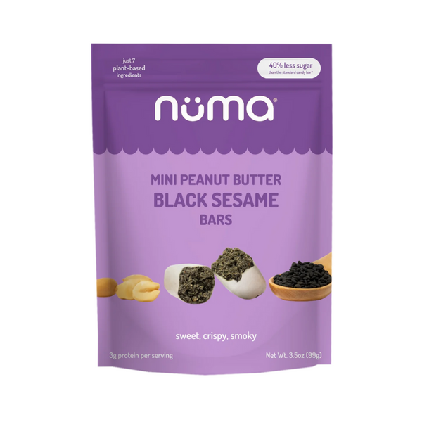 Numa Mini Peanut Butter Black Sesame Bars