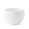 White ceramic planter on a white background