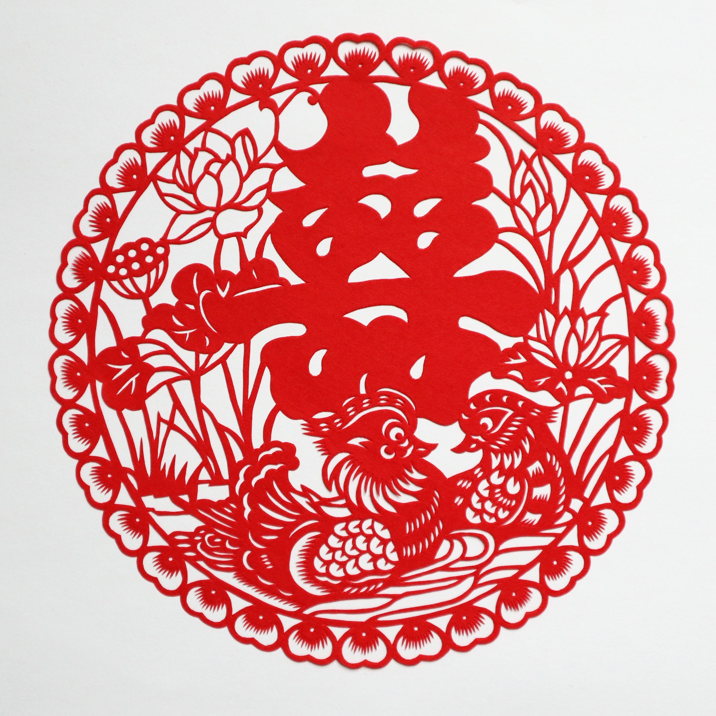 Paper Duck Cutter Mandarin Ducks Double Happiness Paper Cut – Pearl River Mart