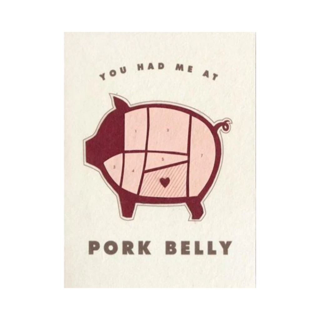 Handcrafted Cards: Pork Belly