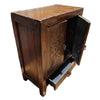 Rustic Hand Card 2 Door 1 Drawer Cabinet