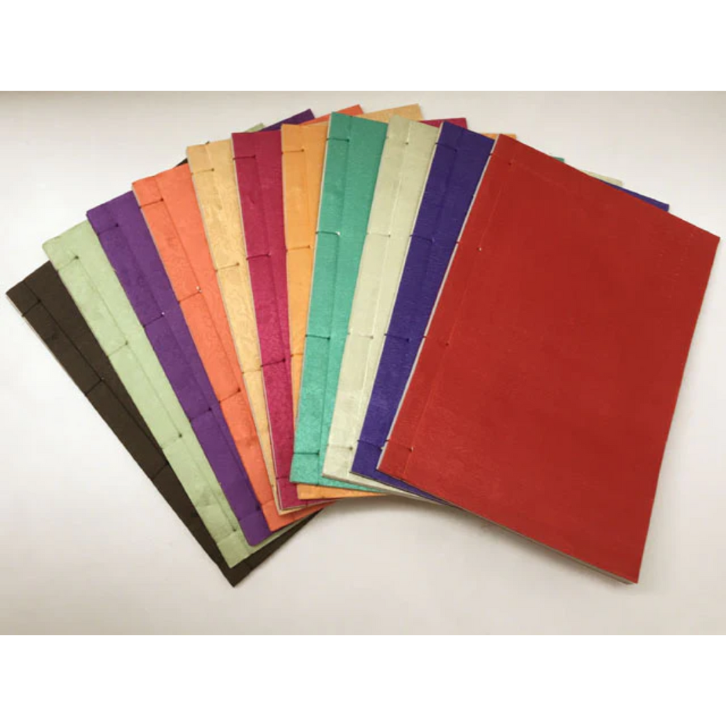 Silk Cover Hand Bound Journal