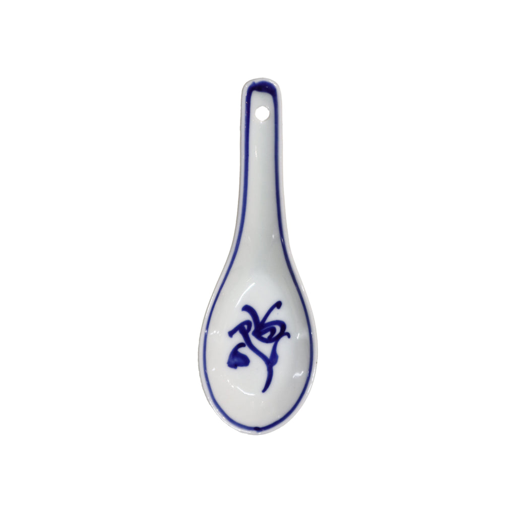 Blue Ivy Ceramic Soup Spoon