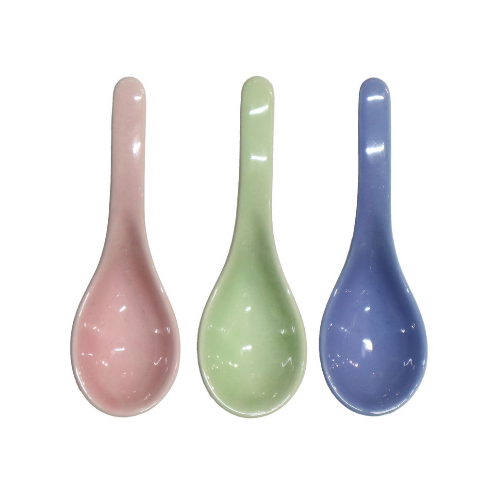 Colorful Ceramic Soup Spoon